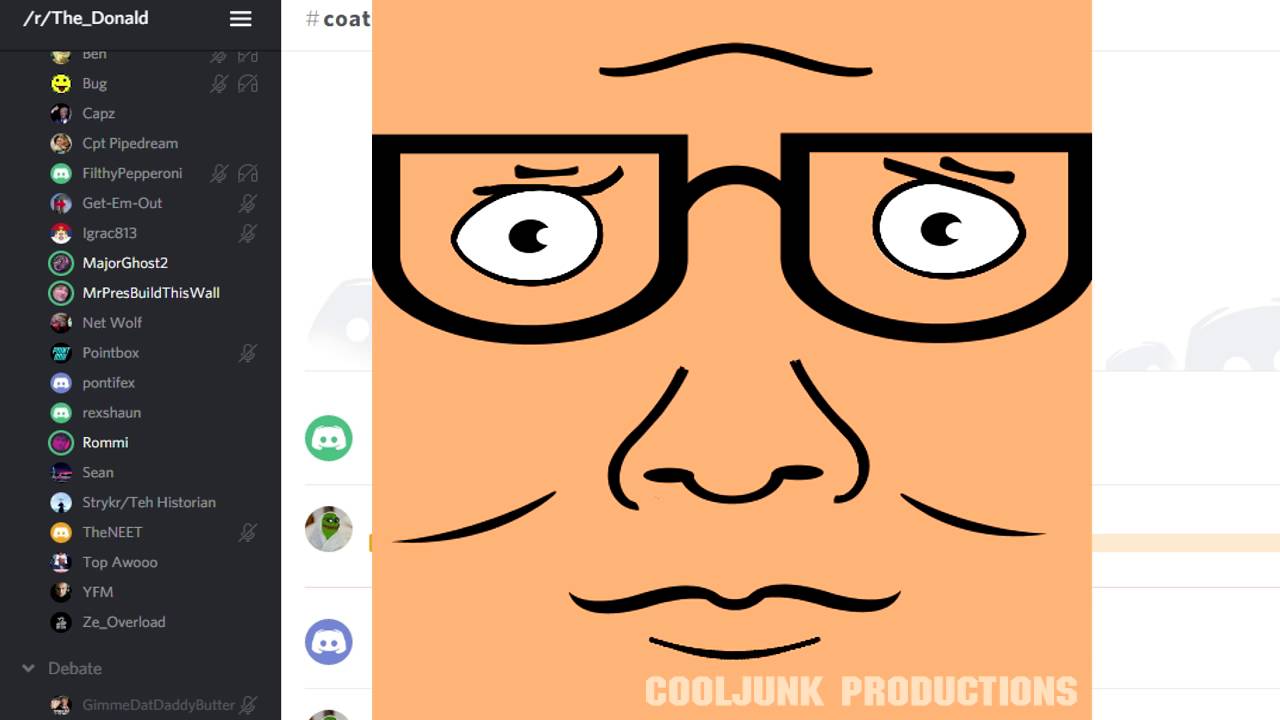 Hank Hill interrupts The_Donald community on discord chat