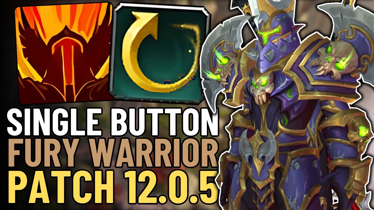 One Button Fury Warrior Guide | SBA DPS Build for WoW Midnight
