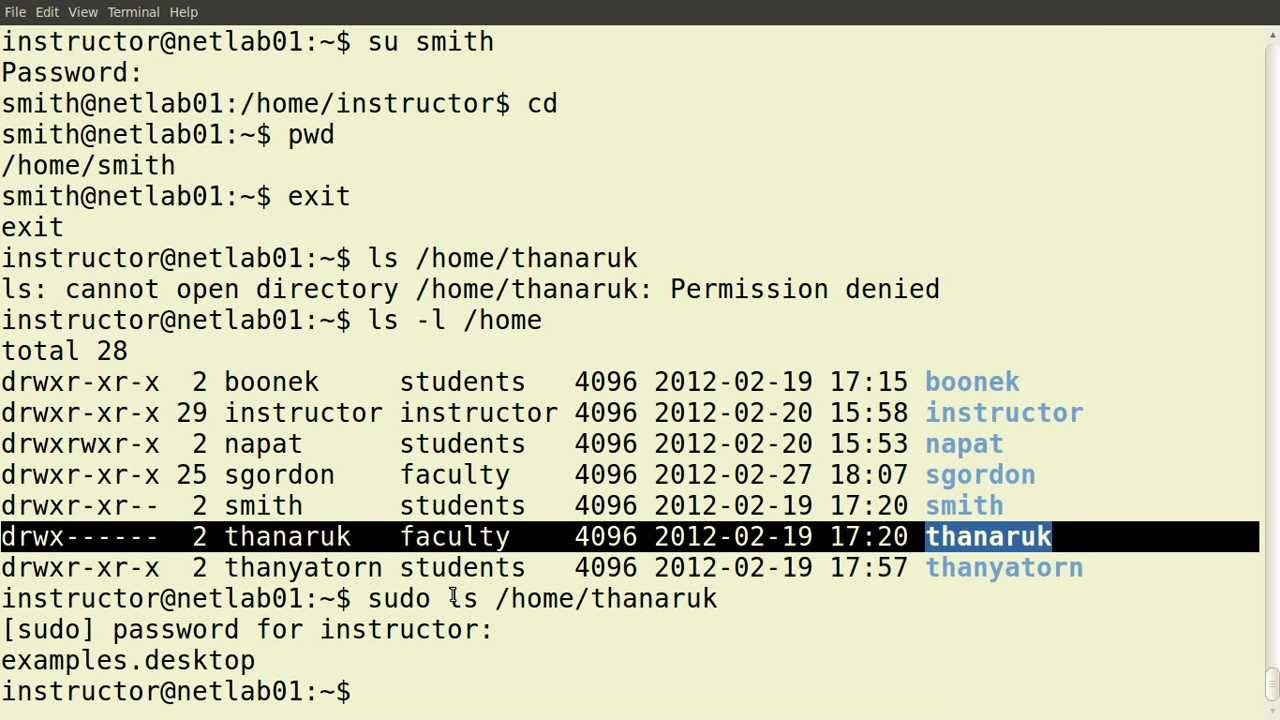 Basic Linux Permissions part 3: Switching Users and sudo