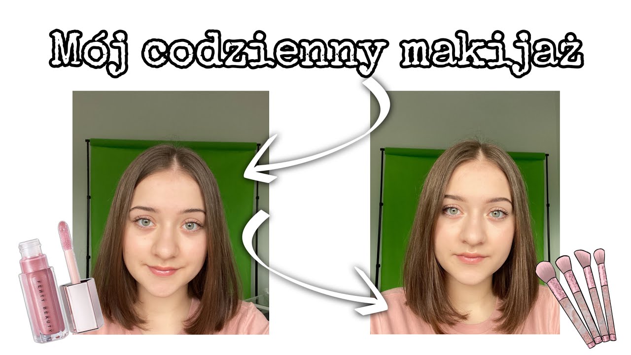 Mój codzienny makijaż!/Delikatny makijaż do szkoły