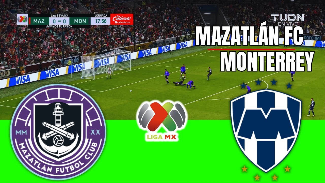 MAZATLÁN FC vs CF MONTERREY Liga MX Clausura 2026 Full Match Simulation/Prediction PES 26 Gameplay
