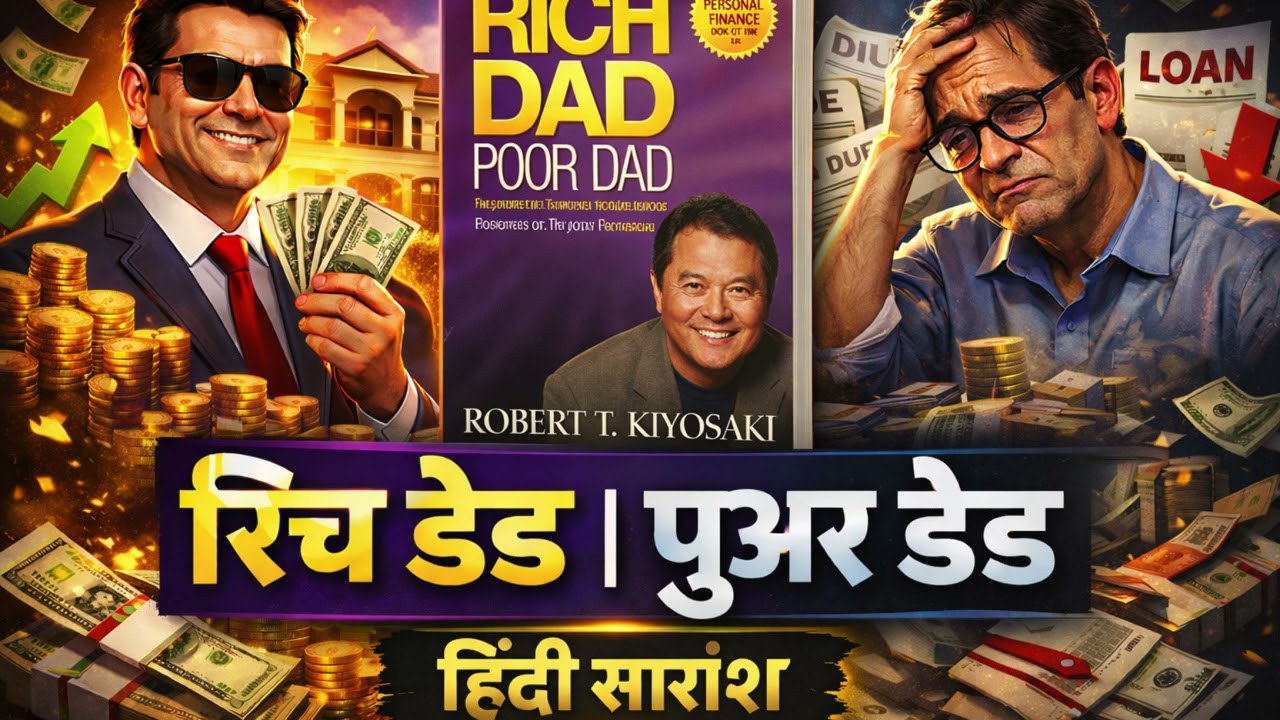 Rich Dad Poor Dad Full Summary in Hindi | अमीर बनने की पूरी सोच बदल देगी!