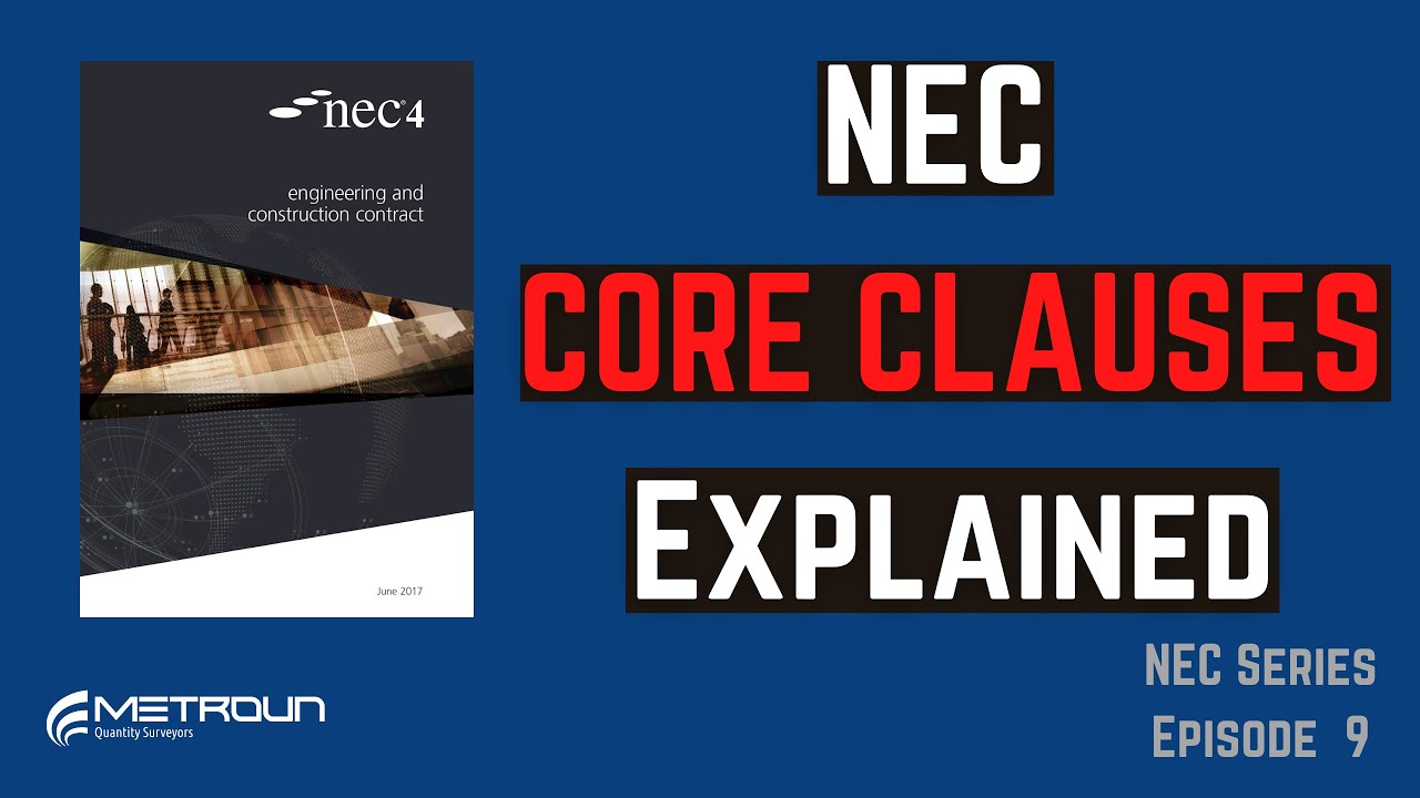 Разъяснение основных положений NEC3 и 4