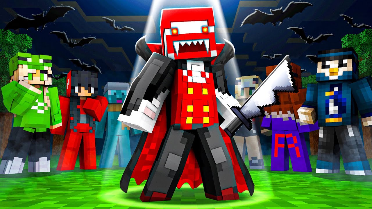 Ich WERDE zum VAMPIR und TÖTE 8 YOUTUBER in Minecraft Mörder