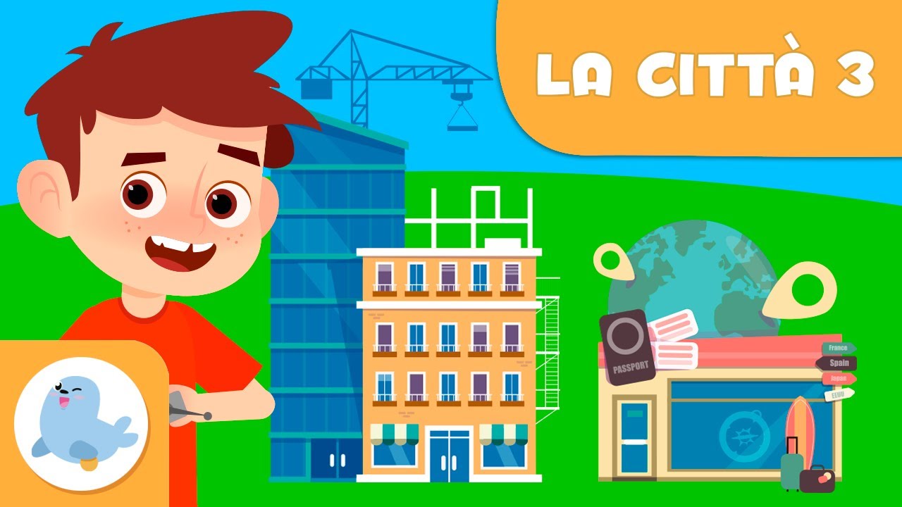 I luoghi della città III - Vocabolario per bambini