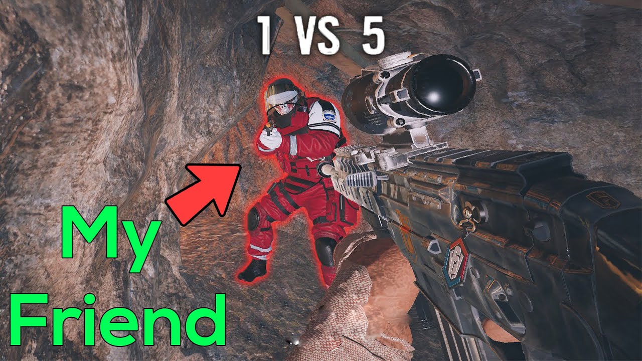 The Enemy Doc Helped Me Win a 1v5 - Rainbow Six Siege