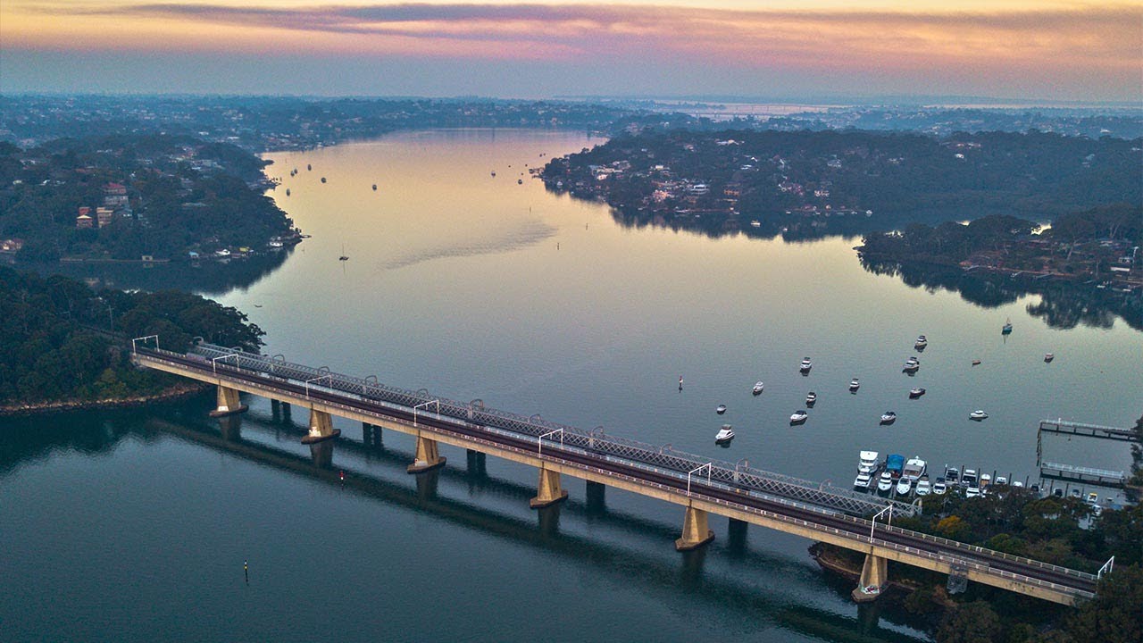 Georges River from above.
