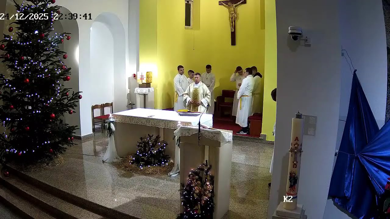 Snimka svete mise iz Vida 24. 12. 2025 (Božićna ponoćka)