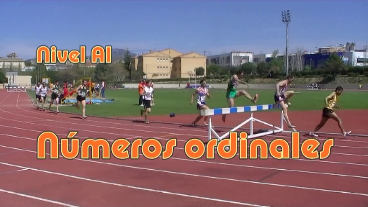 N&uacute;meros ordinales. Nivel A1