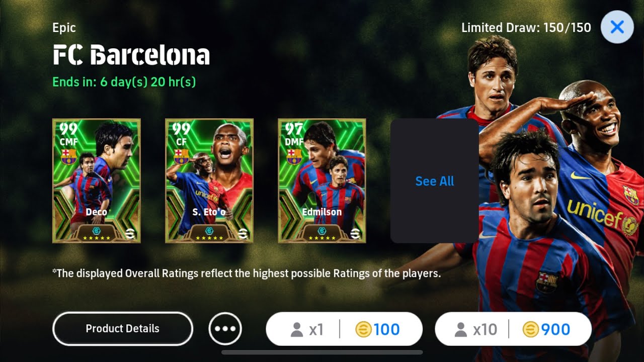 Worst Pack Opening Ever 😢😓 || FC Barcelona Epic Pack || Eto’o 🔥 The Best CF In The Game Is Here ❤️