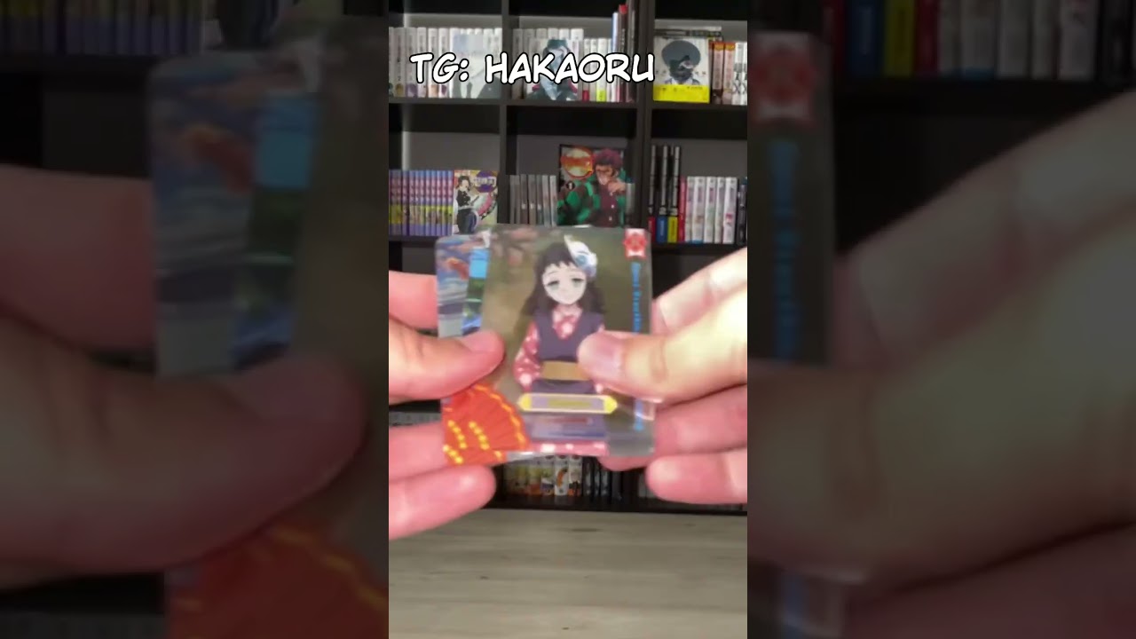 ОТКРЫТИЕ ПАКОВ | КАРТОЧКИ Клинок Рассекающий Демонов 4 #hakaoru