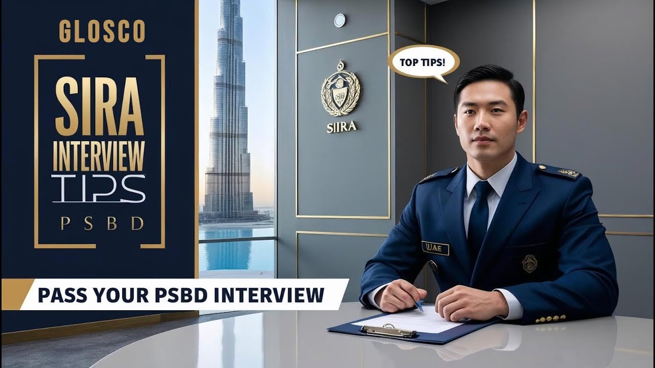 Dubai Security  SIRA PSBD Interview Tips.