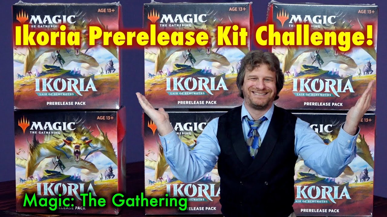 The Biggest Ikoria Battle! A Prerelease Kit Challenge vs Core Set 2021 New Magic The Gathering Cards