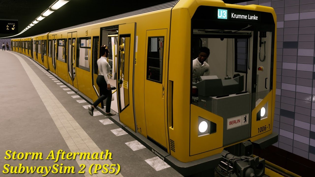 Storm Aftermath Scenario | SubwaySim 2 (PS5)