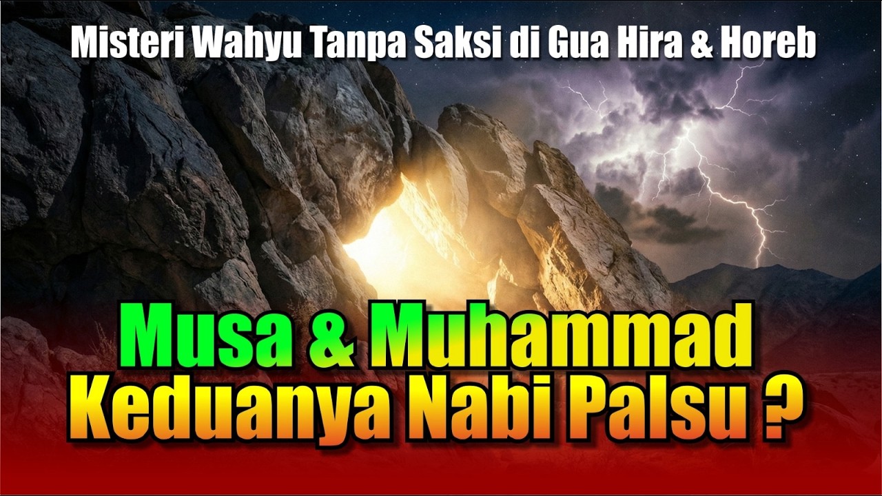 Part 1] Bongkar Wahyu Tanpa Saksi di Gua Hira (Jabal Nur)‼️| Imitasi Nabi Musa di Tanah Arab 