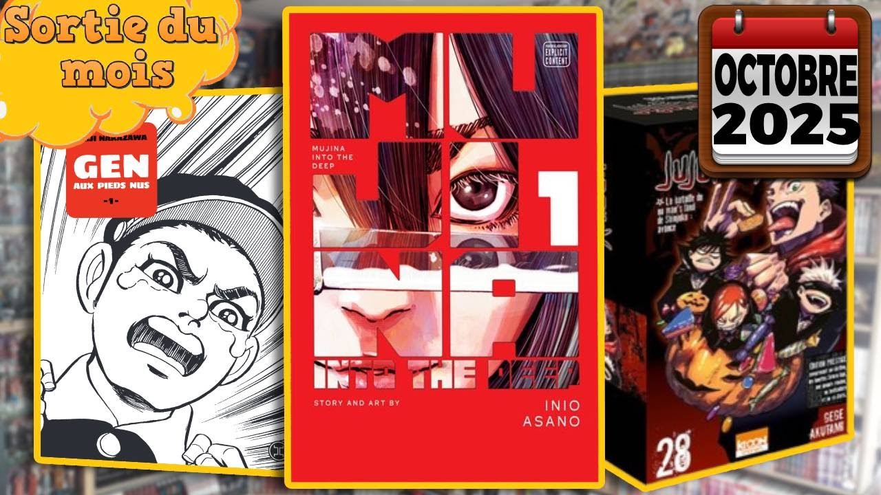 Sorties du mois d'OCTOBRE 2025 (manga et collector)