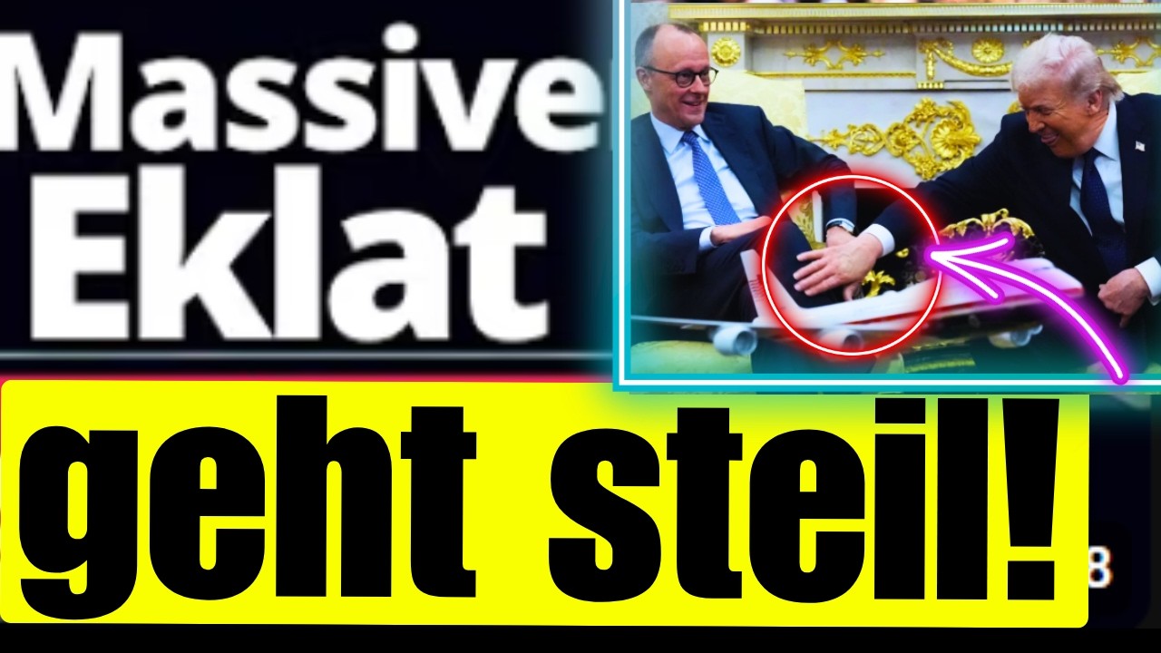 Trump droht Deutschland und Merz lacht mit statt zu widersprechen