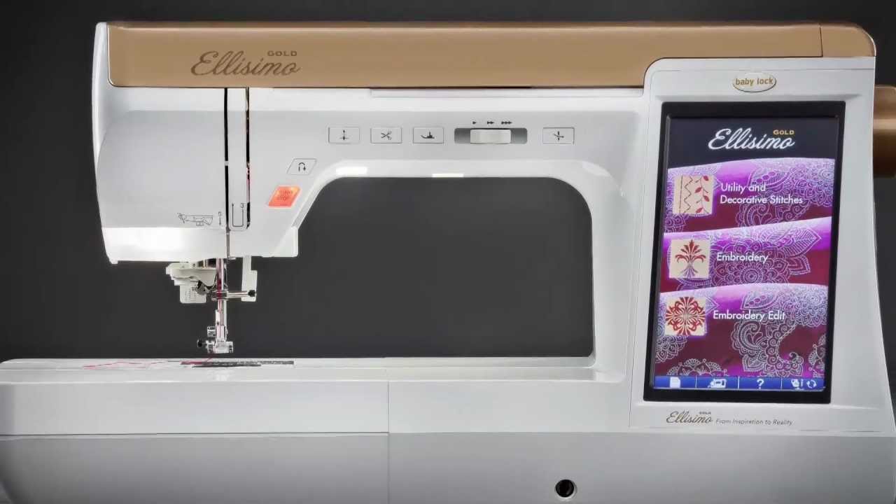 Introducing the Ellisimo Gold Sewing and Embroidery Machine