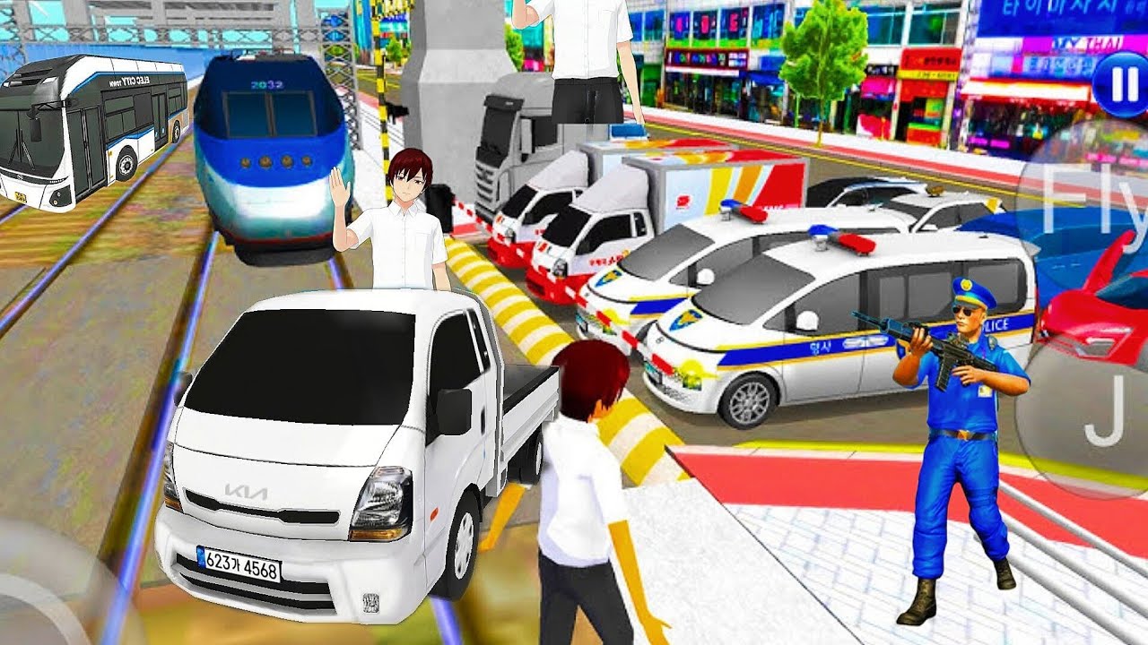3d driving class 2 | police car 🚓 | driving school new gameplay 