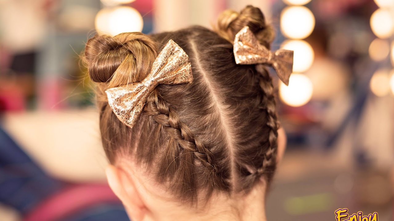 Tuto coiffure tresses et macarons