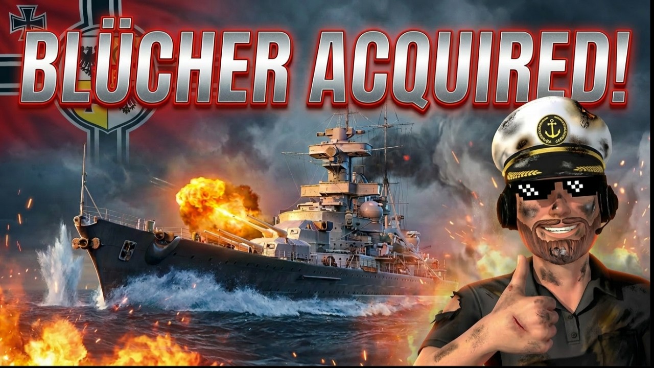 🔴 VICTORY! Blücher ACQUIRED! | World of Warships: Legends Live