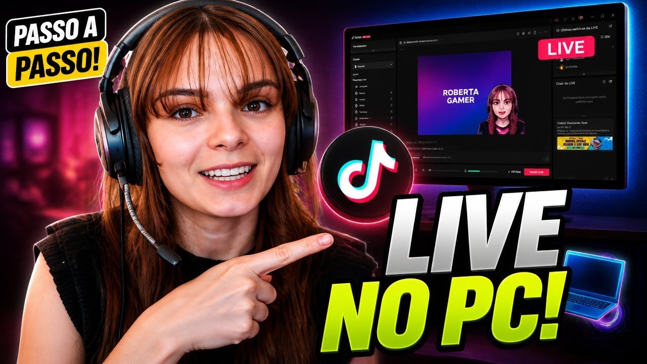 COMO FAZER LIVE NO TIKTOK PELO PC {2025} tutorial completo !
