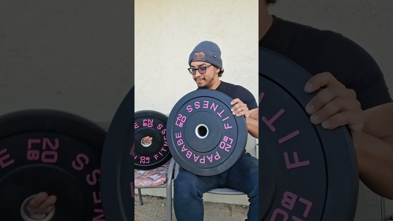 PAPABABE FITNESS 20lbs Bumper plates Unboxing! 