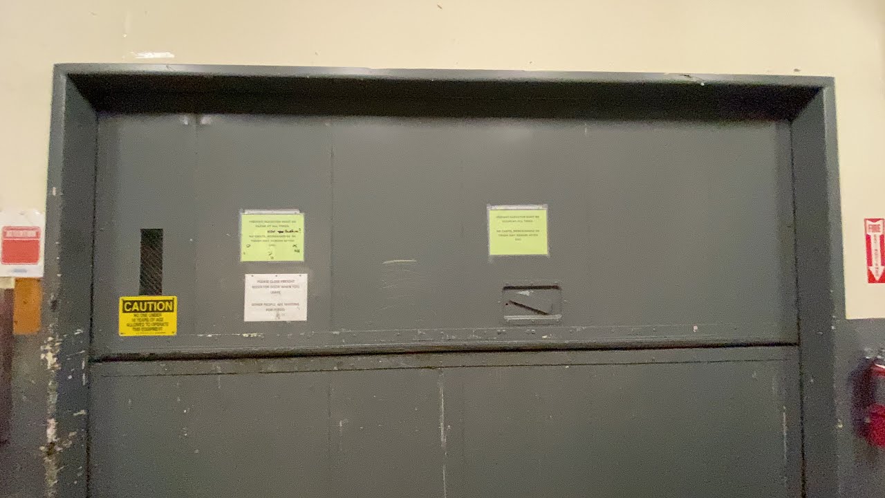 Otis FREIGHT elevator - Macy's, Fashion Valley Mall - San Diego CA