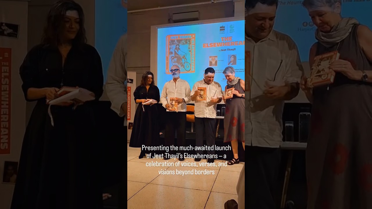 Jeet Thayil Launches The Elsewhereans: A Journey Through Memory, Exile, and Belonging #books