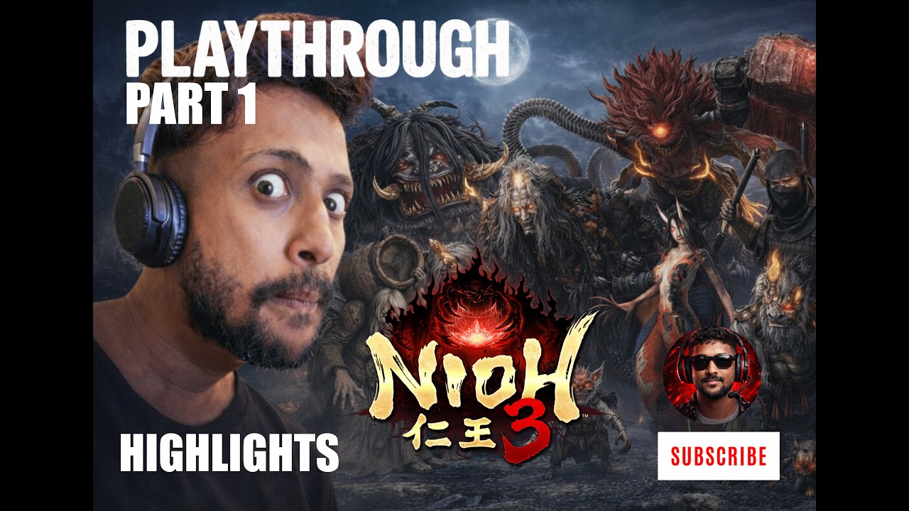 NIOH 3 STREAM HIGHLIGHTS PART 1 | PLAYTHROUGH 1| PS5