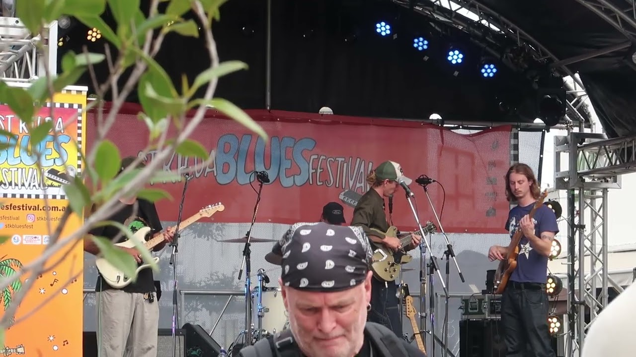 Otis Namrell Band At St Kilda Blues Festival