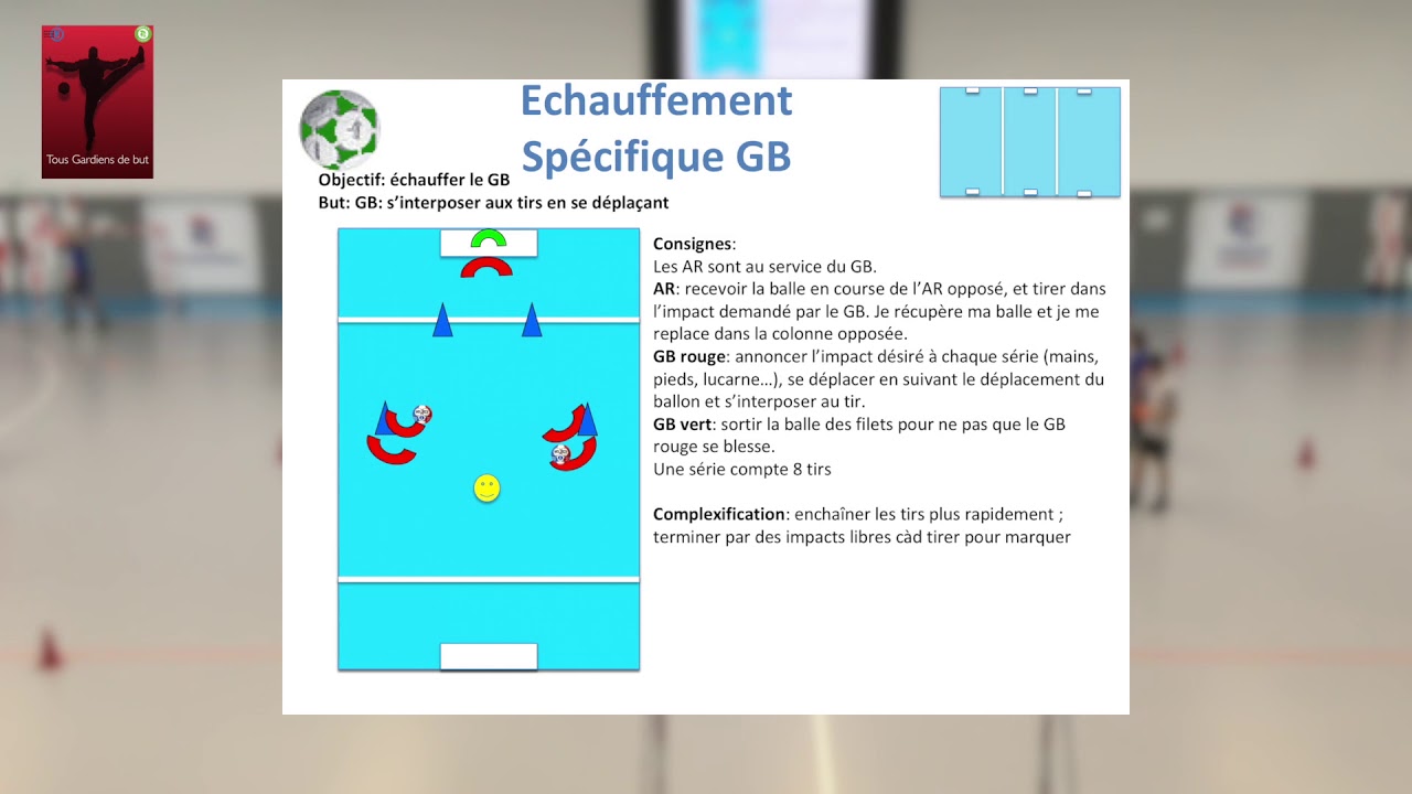 Gardiens - Echauffement sp&eacute;cifique
