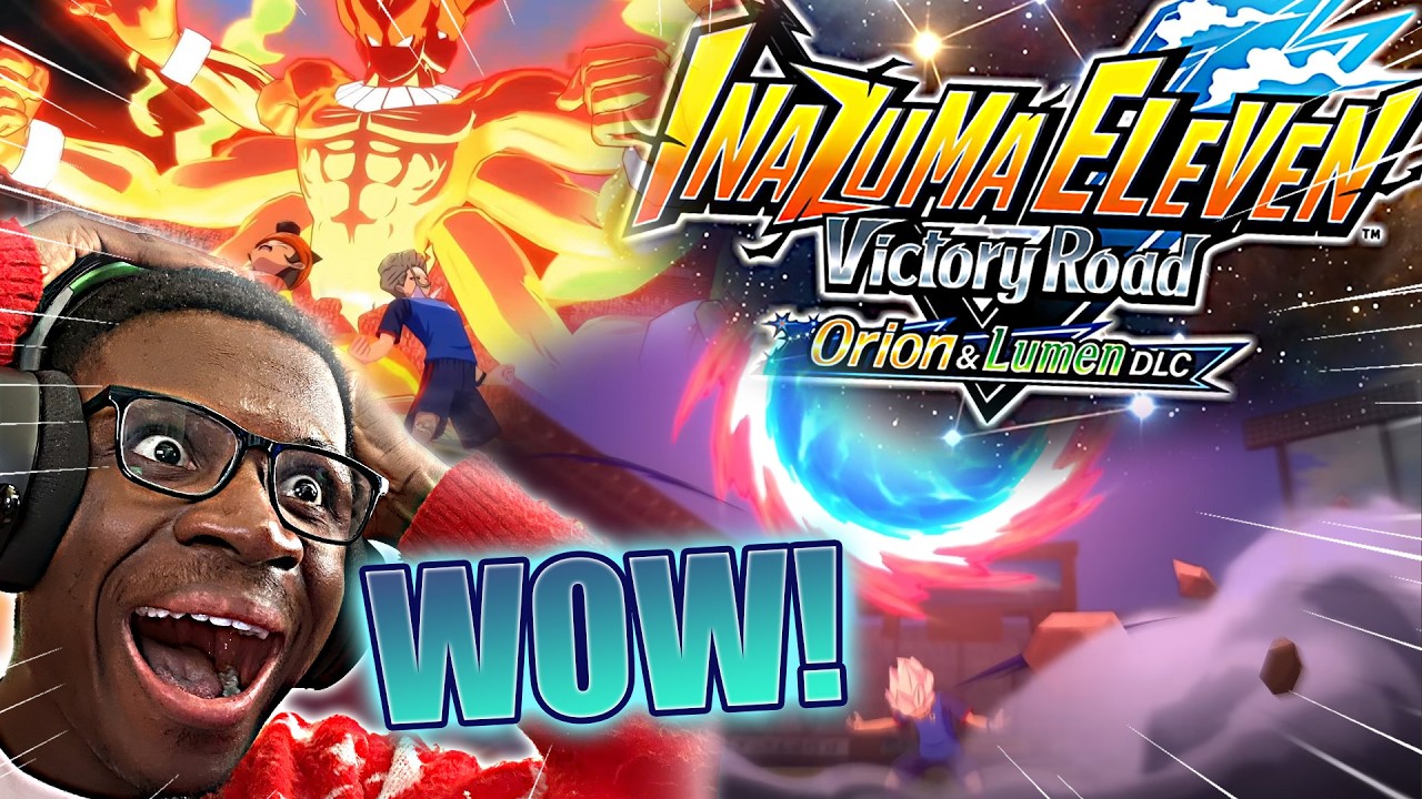 РЕАКЦИЯ НА БЕСПЛАТНОЕ ОБНОВЛЕНИЕ DLC ORION & LUMEN! (Inazuma Eleven Victory Road)