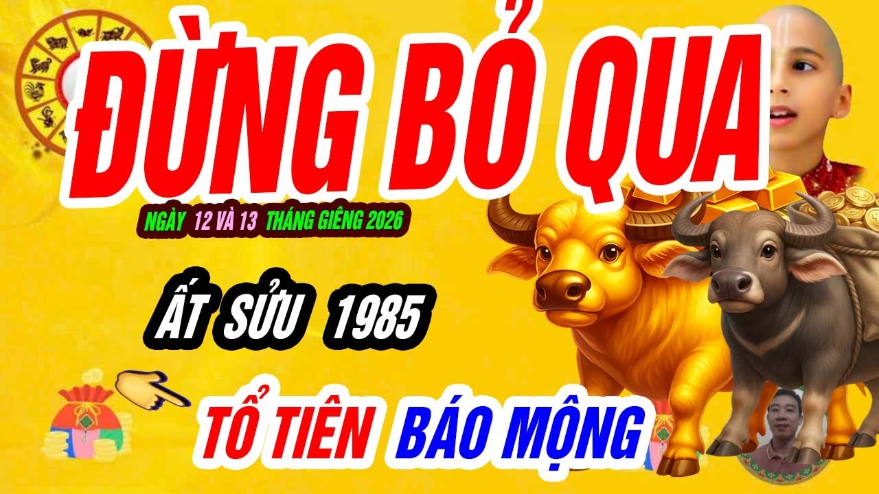 🐂 ẤT SỬU 1985: Đúng 2 ngày tới HẾT KHỔ – 2026 ĐỔI VẬN GIÀU TO!