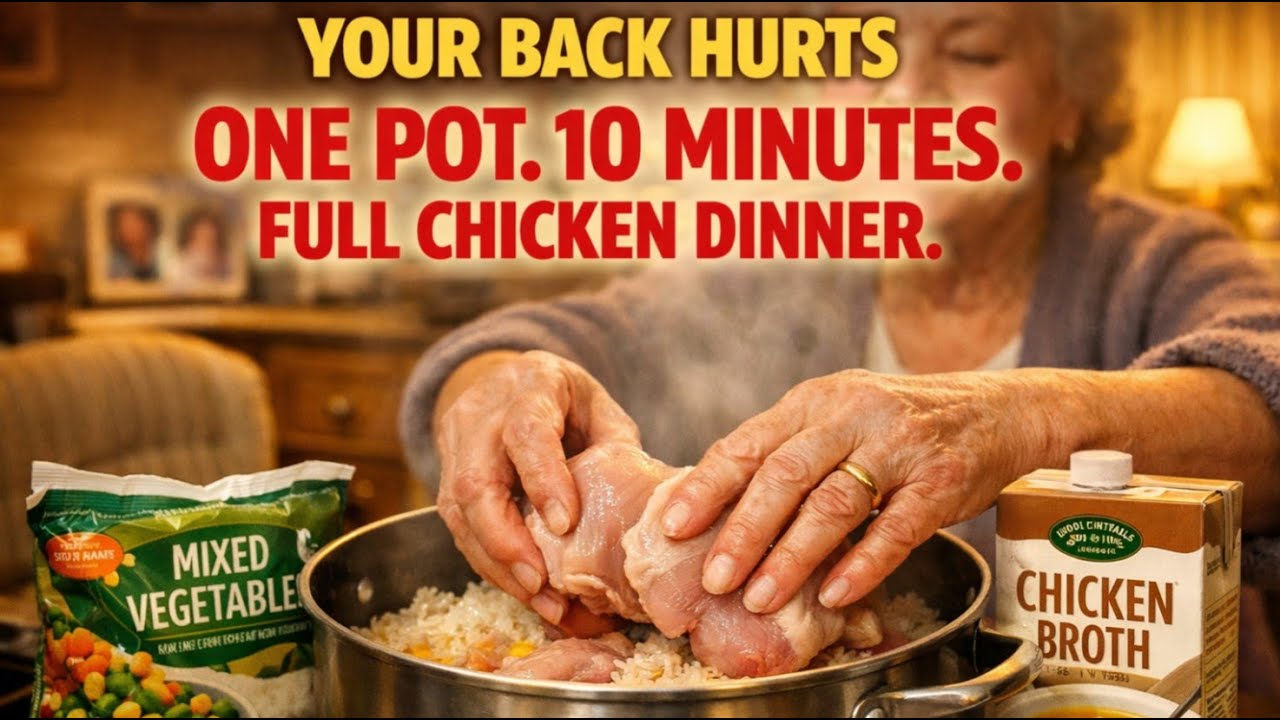 One-Pot Chicken Dinner: No Standing, No Chopping, Just Comfort