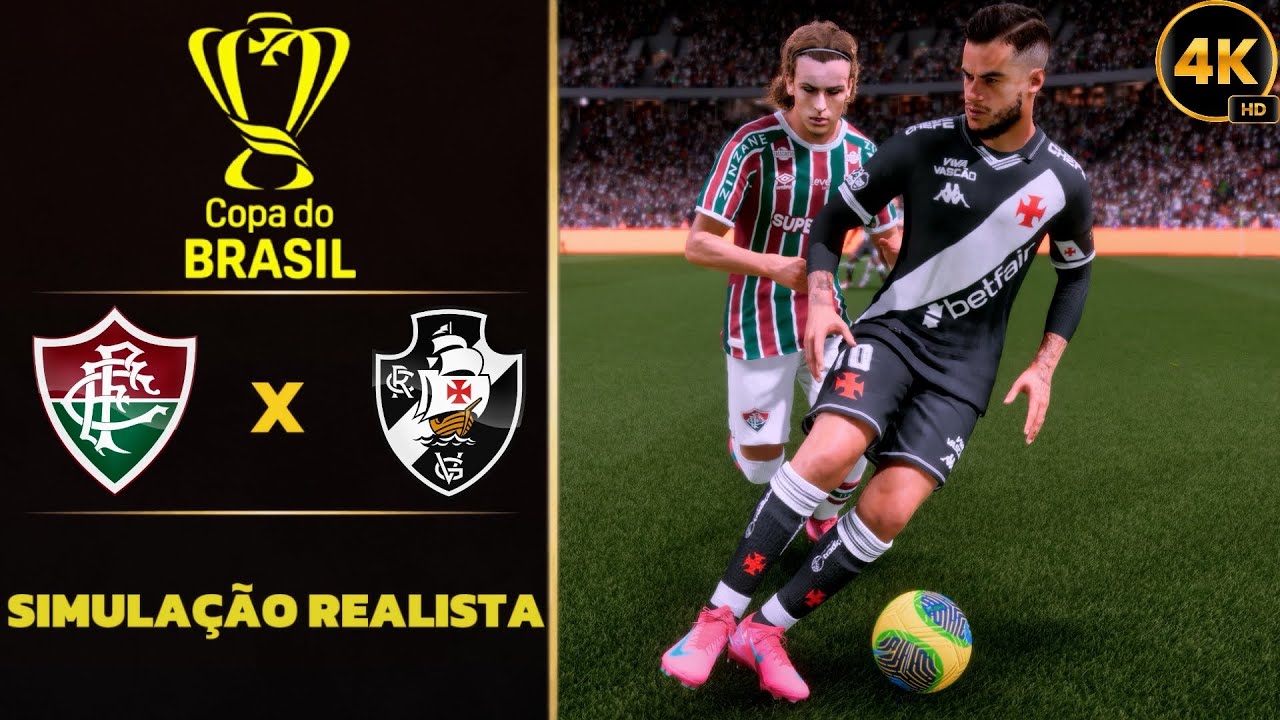 FC 25 | Fluminense vs Vasco da Gama | Semifinal da Copa do Brasil 2025 | EA Sports FC 25 4K60FPS.