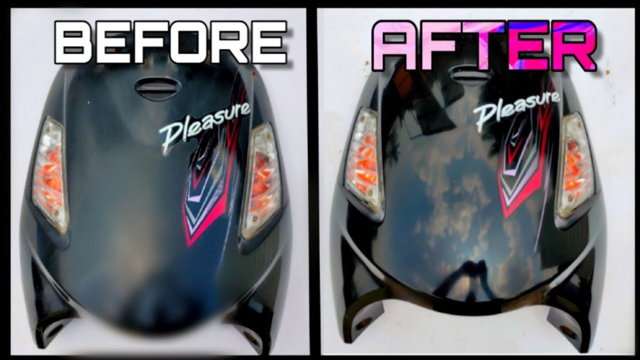 HOW TO SHINE YOUR FADED PAINT OF YOUR BIKE AND SCOOTER || RUBBING AND POLISHING AT HOME ||