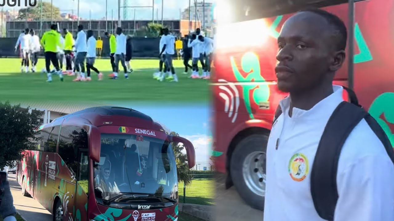 BENIN VS SENEGAL : Galop d’entraînement des Lions du Sénégal à Tanger