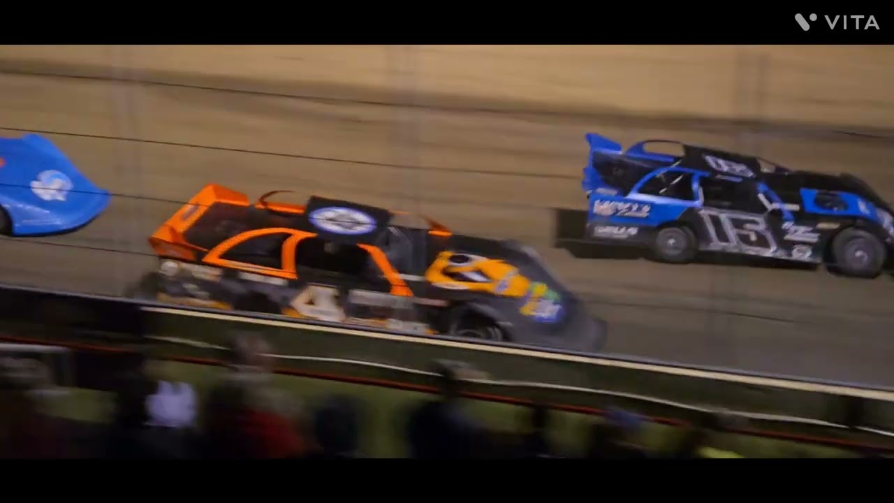Full championship night at I-96 Motor Speedway both Hunter and Travis 