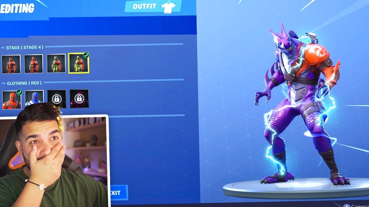 The MAX STAGE Hybrid Skin in Fortnite..