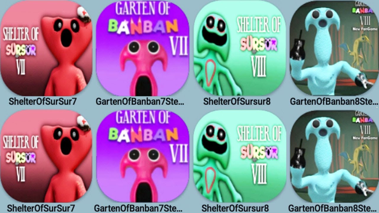 Shelter Of Sursur 7 Mobile Vs Garten Of Banban 7, Garten Of Banban 8 Vs Shelter Of Sursur8 - Ending