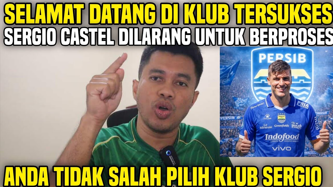 ANDA DI KLUB YANG TEPAT SERGIO CASTEL‼️SELAMAT DATANG DI KLUB TERSUKSES‼️ CASTEL DILARANG BERPROSES