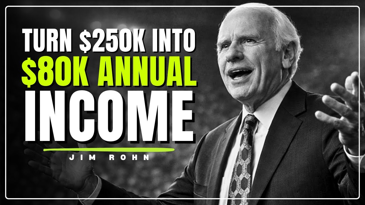 How Jim Rohn Would Turn $250K Into $80K Annual Income | If You're Over 60 |