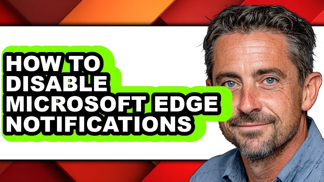 How to Disable Microsoft Edge Notifications (only Way)