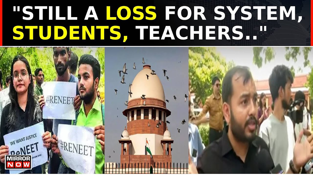 'NEET' Row In SC: 'Grace Marks' Scraped, 1563 Results Invalidated, Alakh Pandey Says.. | Top News