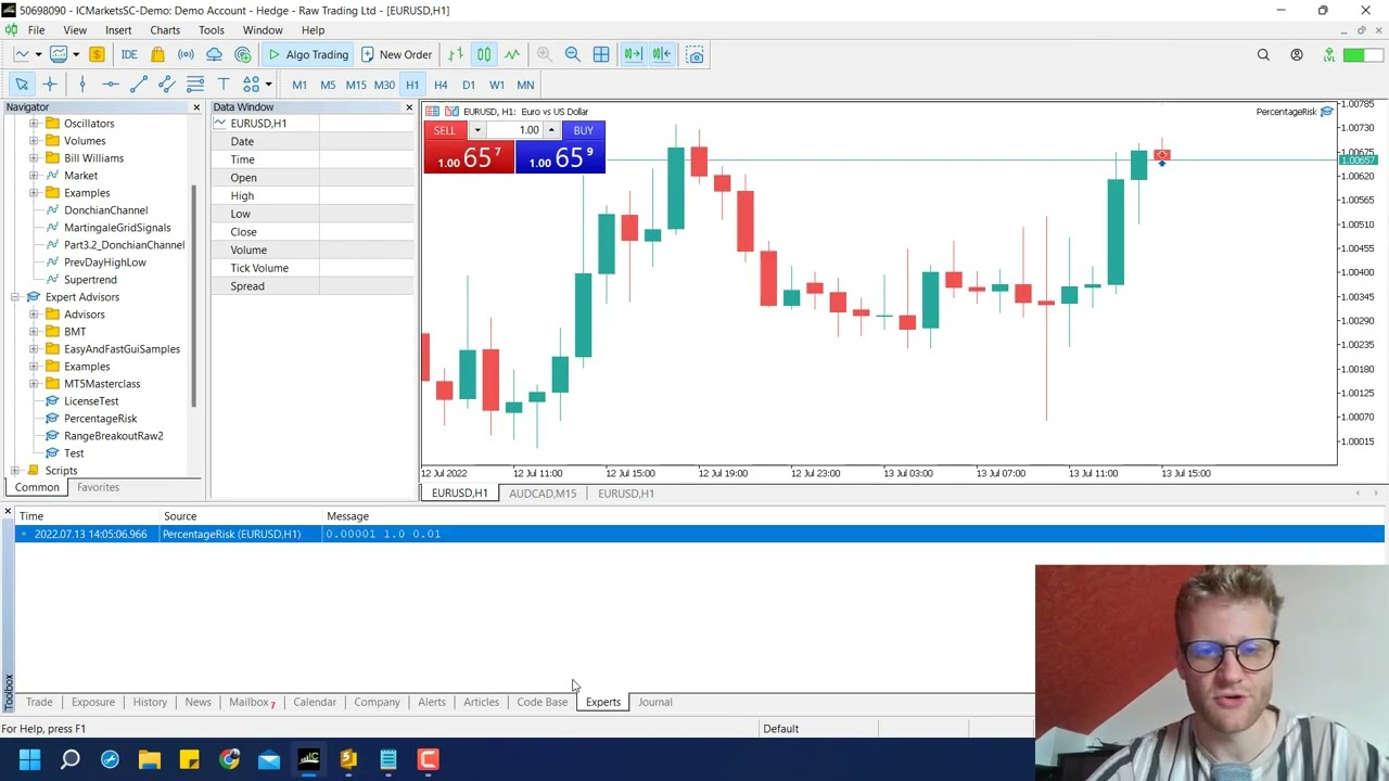 Calculate Lotsize (Percent of Account) In MT5 Programming | Easy Function Explained