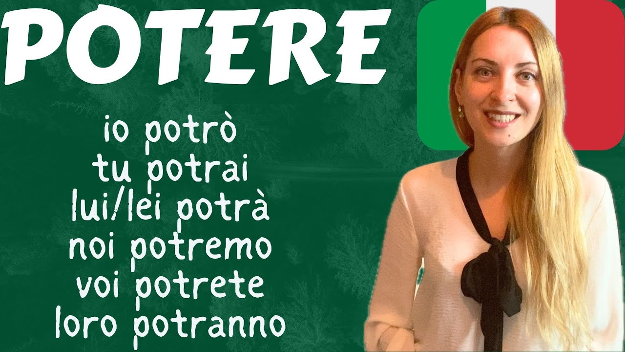 POTERE - learn how to conjugate the irregular verb 