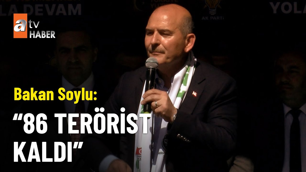 Soylu: “Dağlarda 86 terörist kaldı