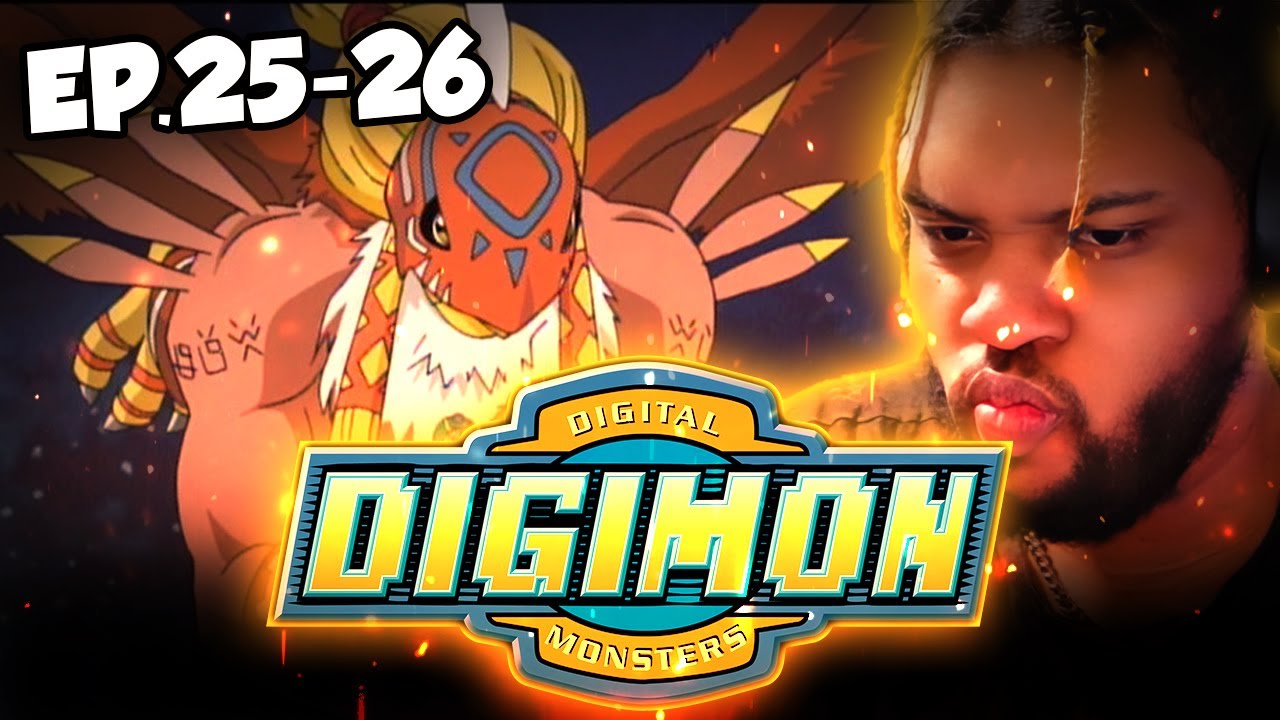 "Garudamon Evolution" Digimon Episodes 25-26 Reaction