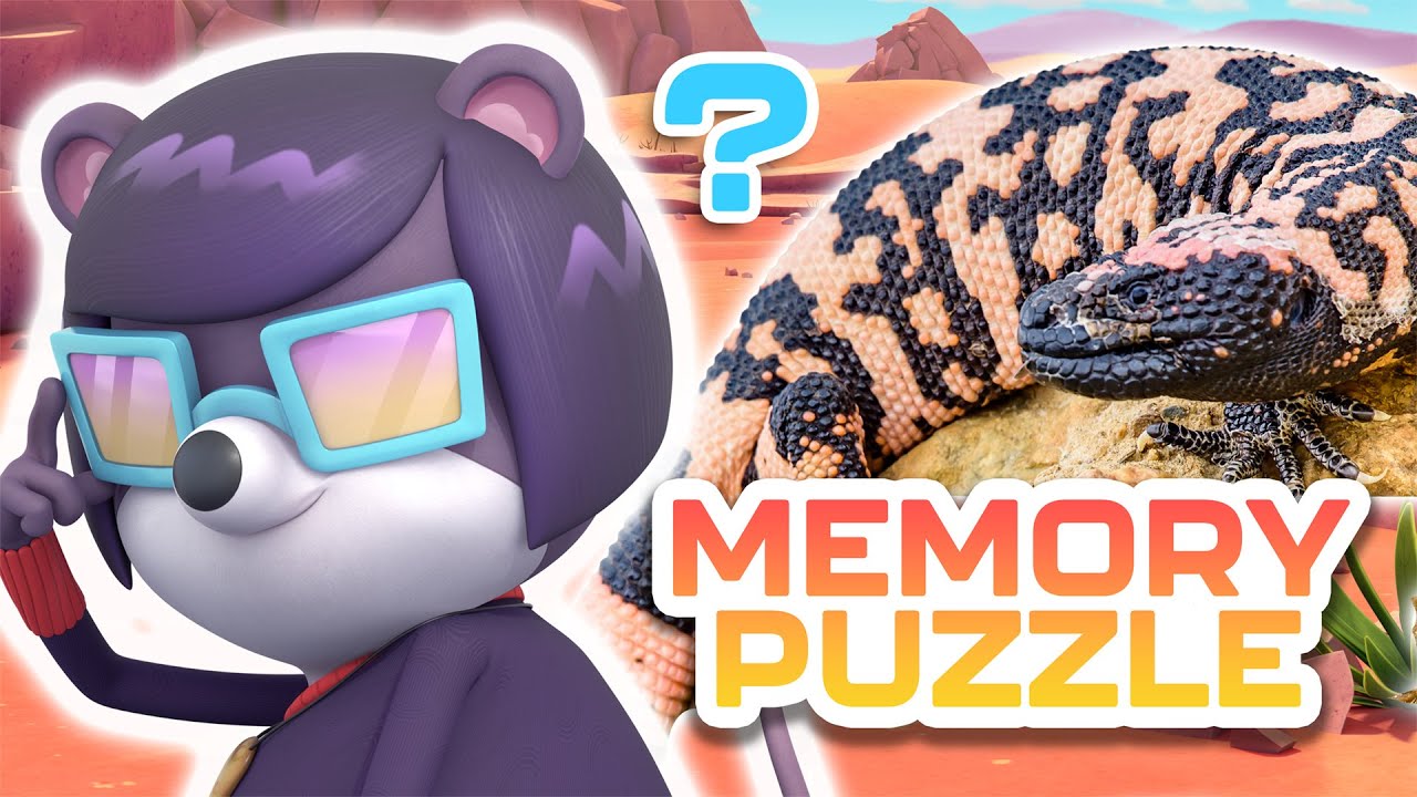 Creature Cases - 🐘 Can You Pass The Memory Game Challenge? 👀 | Desert Level | Memory Games for Kids